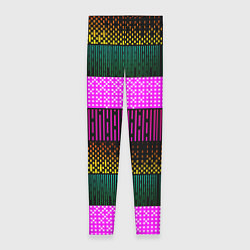 Леггинсы женские Patterned stripes, цвет: 3D-принт