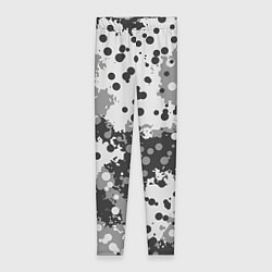 Леггинсы женские Камуфляж в точку, цвет: 3D-принт