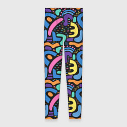 Женские легинсы Multicolored texture pattern