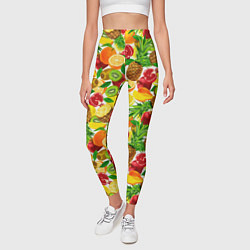 Леггинсы женские Fruit abundance, цвет: 3D-принт — фото 2