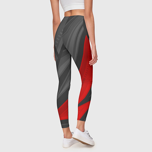 Женские легинсы Chevrolet sports racing / 3D-принт – фото 4