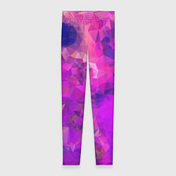 Леггинсы женские Пурпурный стиль, цвет: 3D-принт