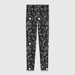 Женские легинсы Black style pattern