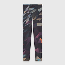 Леггинсы женские Множество фигур паттерн, цвет: 3D-принт