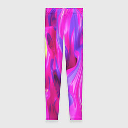 Женские легинсы Pink blue texture