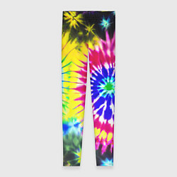 Женские легинсы Colorful floral composition - tie-dye