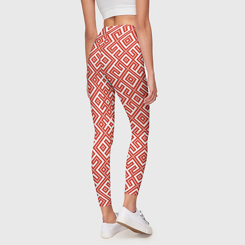 Женские легинсы Обережные узоры / 3D-принт – фото 4
