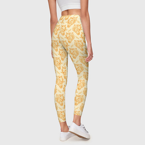 Женские легинсы Рычания тигра / 3D-принт – фото 4