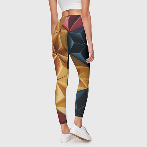 Женские легинсы Ромбовое вдохновение / 3D-принт – фото 4