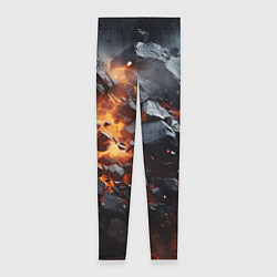 Женские легинсы Взрыв камней и плит