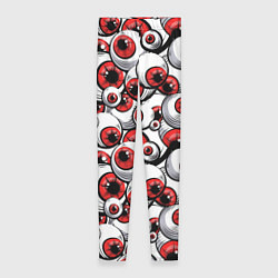 Леггинсы женские Красные глазные яблоки, цвет: 3D-принт
