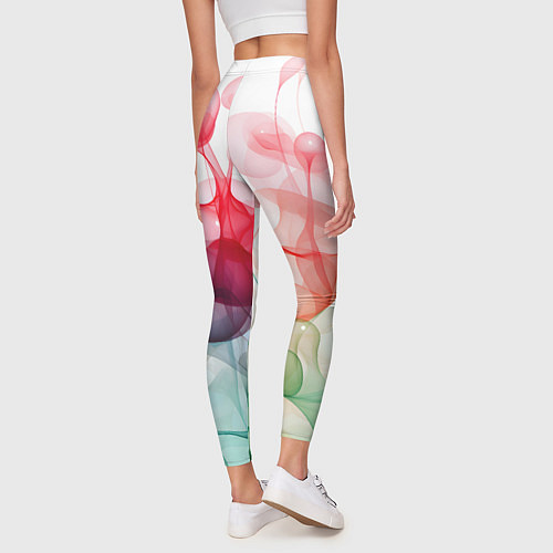 Женские легинсы Цветные пузыри / 3D-принт – фото 4