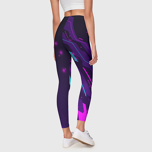 Женские легинсы Dead by Daylight neon gaming / 3D-принт – фото 4