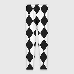 Леггинсы женские Арлекин черно-белый, цвет: 3D-принт