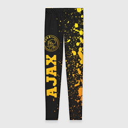 Женские легинсы Ajax - gold gradient по-вертикали