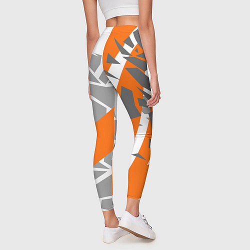Женские легинсы Racing texture / 3D-принт – фото 4