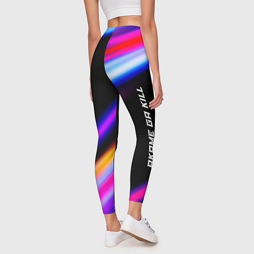 Женские легинсы Akame ga Kill speed anime lights / 3D-принт – фото 4