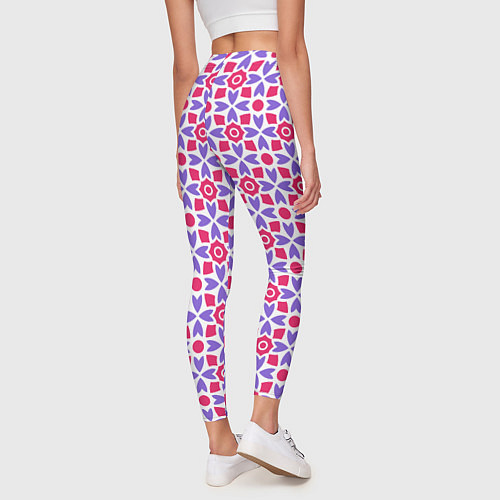 Женские легинсы Потрясающий узор батик / 3D-принт – фото 4