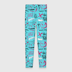 Женские легинсы We are the future - граффити