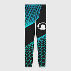 Леггинсы женские Great Wall electro hexagon, цвет: 3D-принт