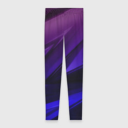 Женские легинсы Абстракция из градиента и линий