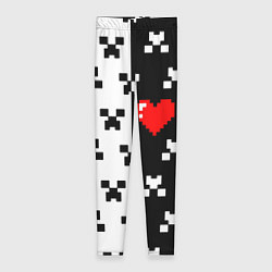 Леггинсы женские Minecraft pattern love, цвет: 3D-принт