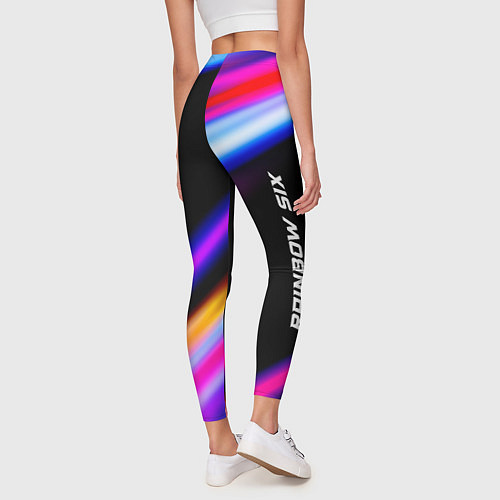 Женские легинсы Rainbow Six speed game lights / 3D-принт – фото 4