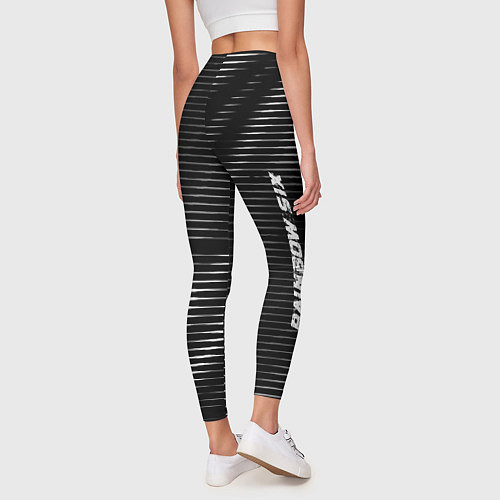 Женские легинсы Rainbow Six metal cybersport lines / 3D-принт – фото 4