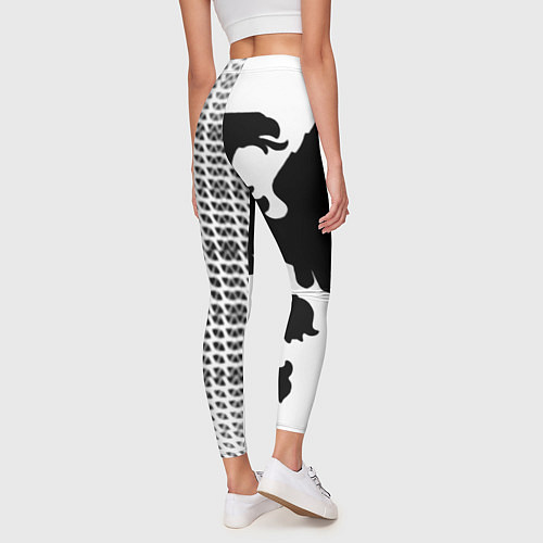 Женские легинсы Россия имперский герб / 3D-принт – фото 4