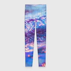Женские легинсы Сине-фиолетовая волна
