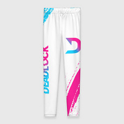 Леггинсы женские Deadlock neon gradient style вертикально, цвет: 3D-принт