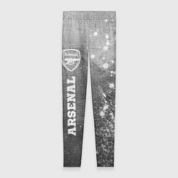 Леггинсы женские Arsenal - grey gradient по-вертикали, цвет: 3D-принт