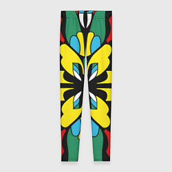Леггинсы женские Яркий калейдоскоп, цвет: 3D-принт