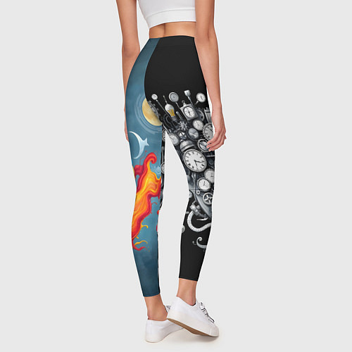 Женские легинсы Креативный мозг / 3D-принт – фото 4