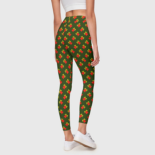 Женские легинсы Звонкие колокольчики / 3D-принт – фото 4