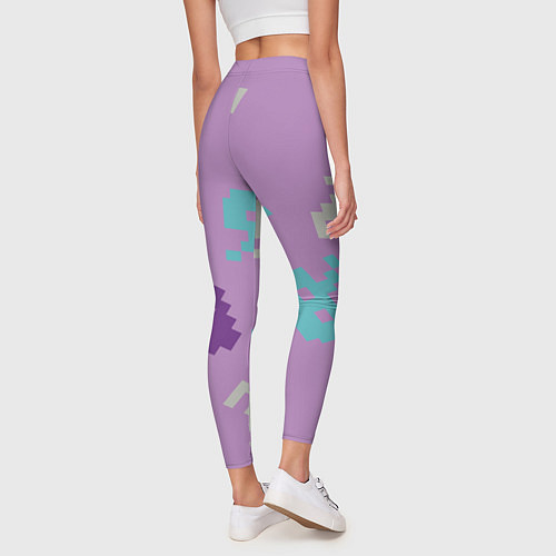 Женские легинсы Пиксели / 3D-принт – фото 4