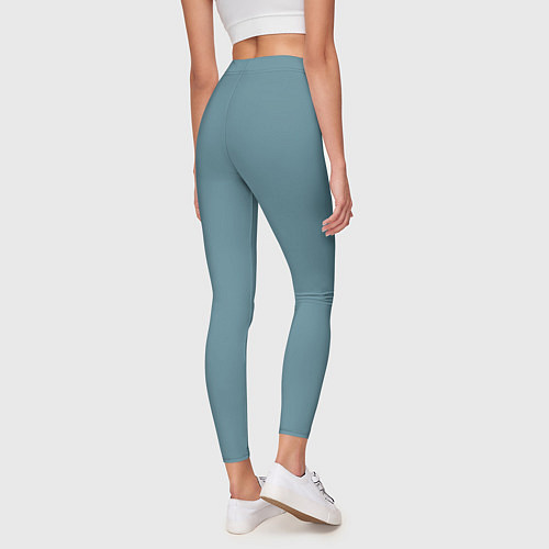 Женские легинсы Яркое сердце из кораллов в морском стиле / 3D-принт – фото 4