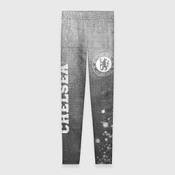 Леггинсы женские Chelsea - grey gradient вертикально, цвет: 3D-принт
