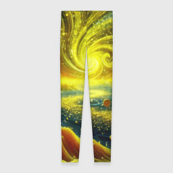 Женские легинсы Neon galaxy - ai art fantasy