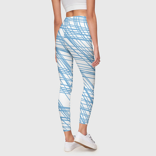 Женские легинсы Паутина проводов / 3D-принт – фото 4