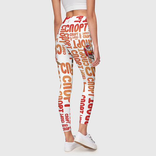 Женские легинсы КролСпорт / 3D-принт – фото 4