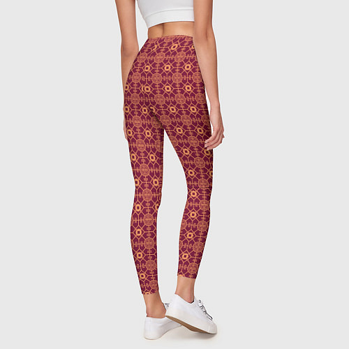 Женские легинсы Китайский флёр / 3D-принт – фото 4