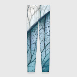 Леггинсы женские Листья с прожилками, цвет: 3D-принт