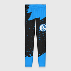 Леггинсы женские Schalke 04 fc blue color, цвет: 3D-принт