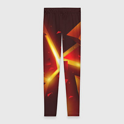 Женские легинсы Трехмерный взрыв неоновых плит абстракция