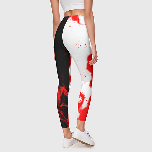 Женские легинсы Ведьмак огненный / 3D-принт – фото 4