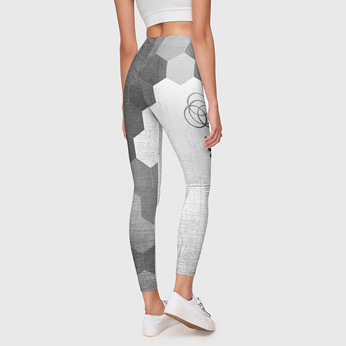 Женские легинсы Elden Ring - white gradient по-вертикали / 3D-принт – фото 4