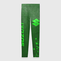 Леггинсы женские Suzuki - green gradient вертикально, цвет: 3D-принт