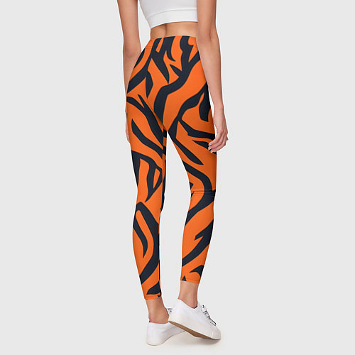 Женские легинсы Расцветка тигра / 3D-принт – фото 4