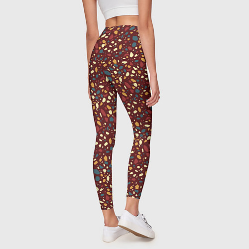 Женские легинсы Садовая дорожка / 3D-принт – фото 4